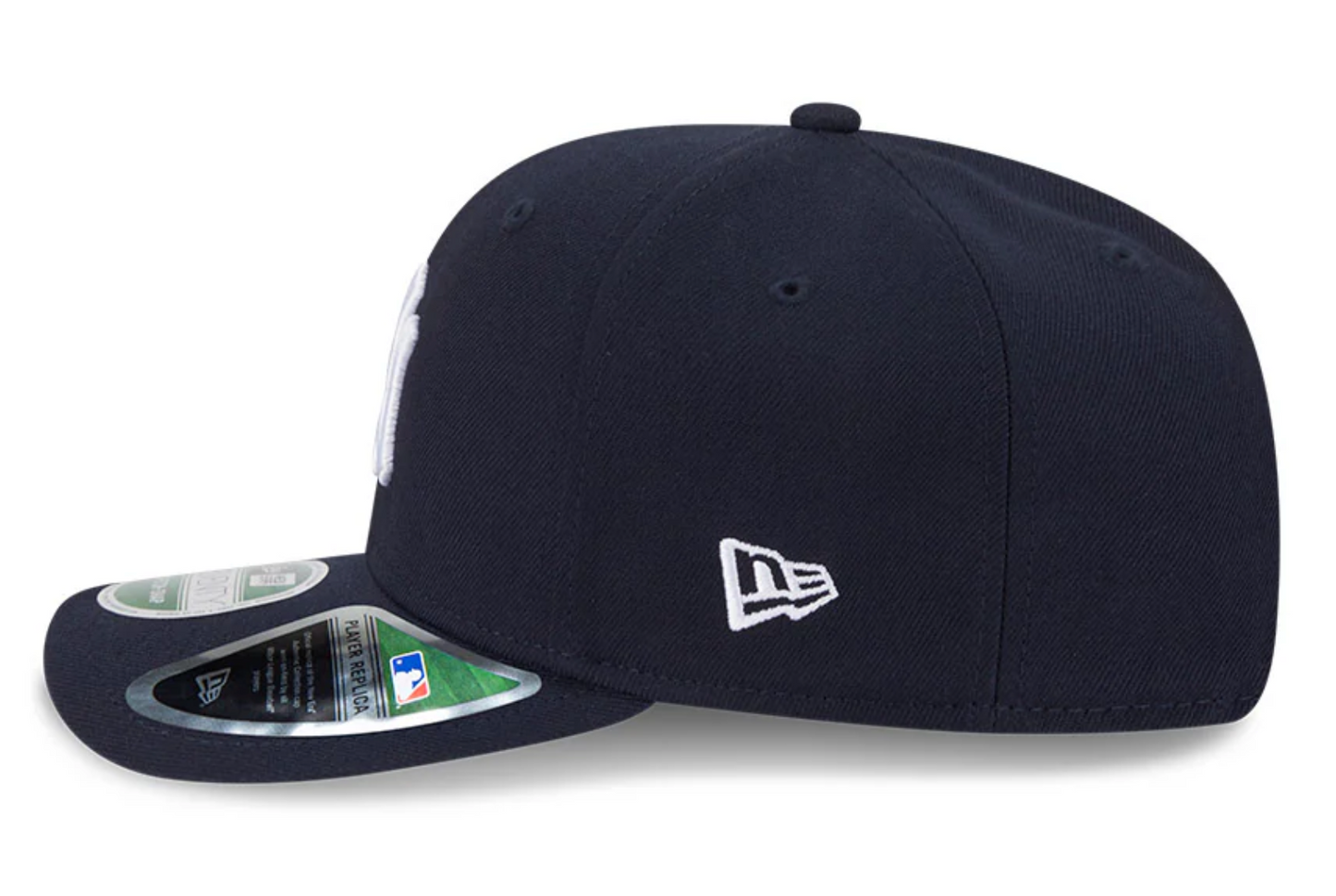 New York Yankes Navy New Era Player Replica 9SEVENTY Stretch Snap Adjustable Hat Official Team Hat Sports Fan Cap Official NFL Team Hat Football Fan Cap