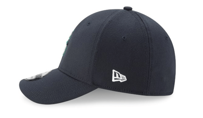 New Era Men's Seattle Mariners 39Thirty Classic Navy Stretch Fit Hat Official Team Hat Sports Fan Cap Official NFL Team Hat Football Fan Cap