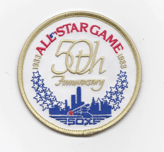 Chicago White Sox 50th Anniversary All Star Game Alternate Jersey Sleeve Patch Official Team Jersey Sports Fan Apparel Official NFL Team Jersey Football Fan Apparel