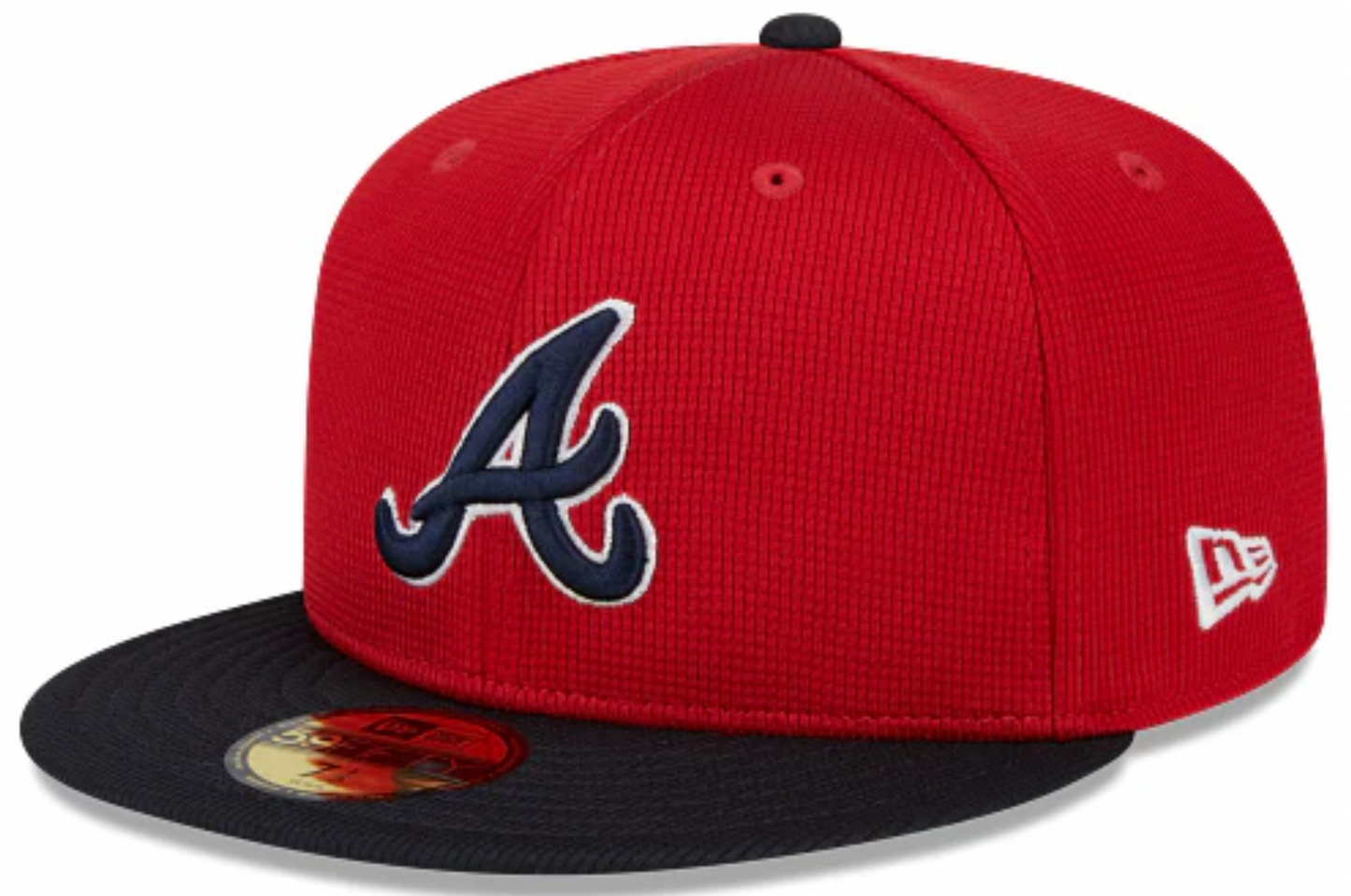 Atlanta Braves New Era Red/Navy 2025 Spring Training 59FIFTY Fitted Hat Official Team Hat Sports Fan Cap Official NFL Team Hat Football Fan Cap