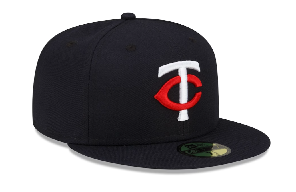 Men's Minnesota Twins New Era Navy Authentic Collection Home 59FIFTY Fitted Hat Official Team Hat Sports Fan Cap Official NFL Team Hat Football Fan Cap