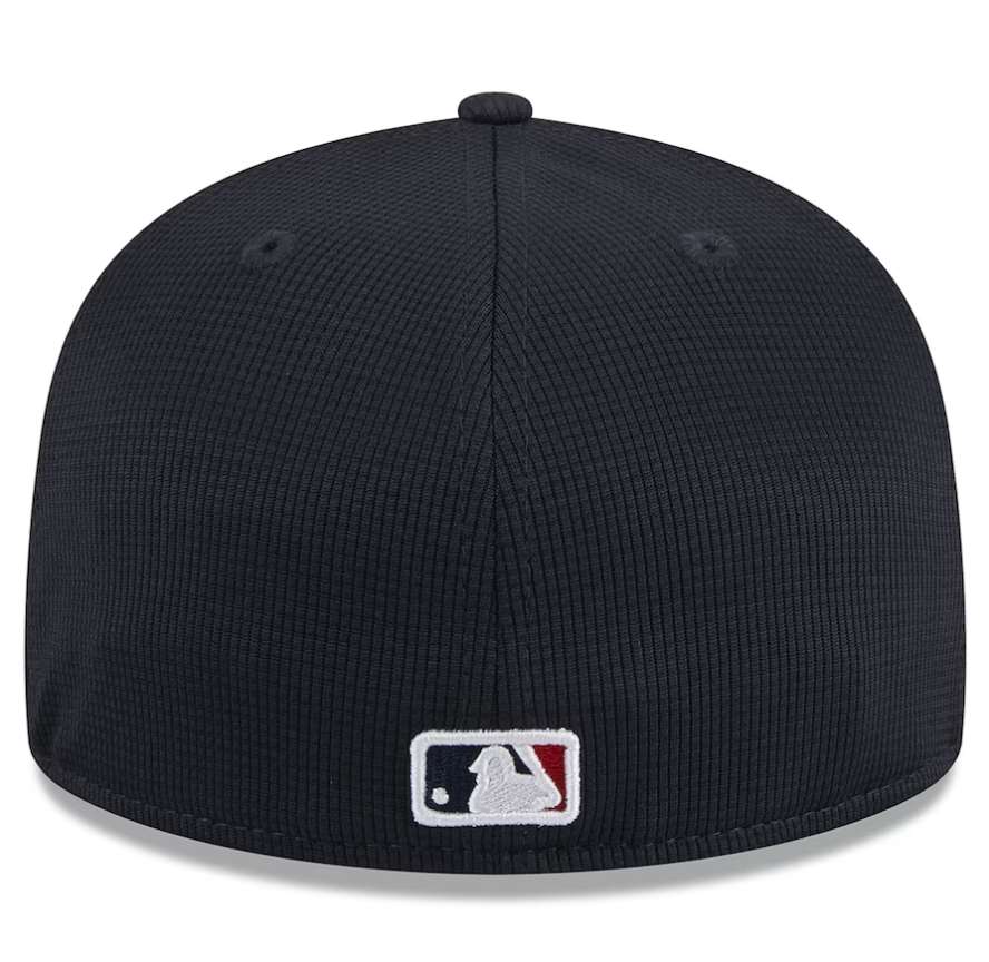 Men's Atlanta Braves New Era White 2024 Batting Practice 59FIFTY Fitted Hat Official Team Hat Sports Fan Cap Official NFL Team Hat Football Fan Cap