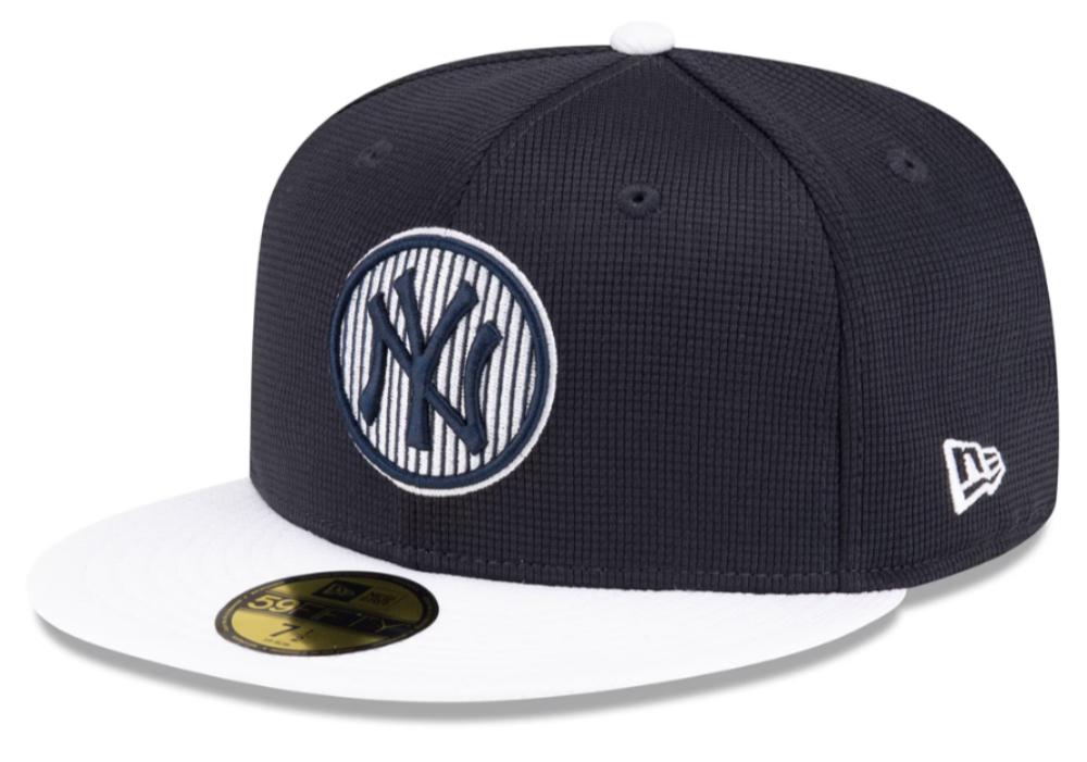 Men's New York Yankees New Era Navy 2024 Batting Practice 59FIFTY Fitted Hat Official Team Hat Sports Fan Cap Official NFL Team Hat Football Fan Cap