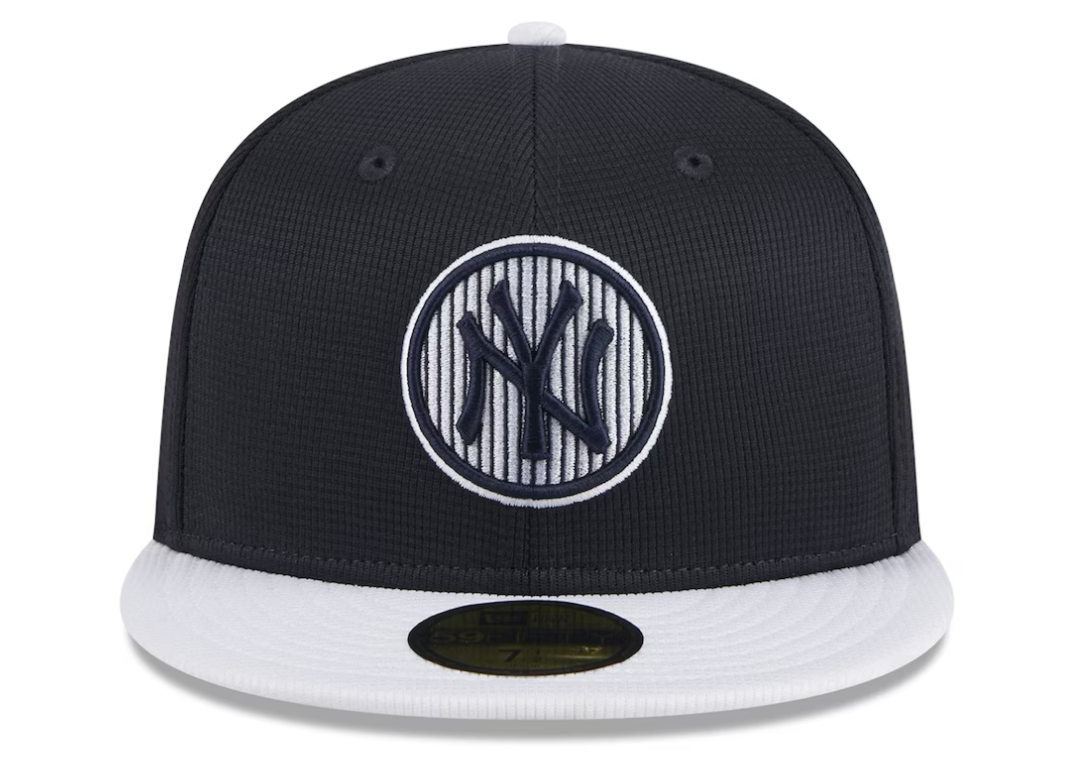 Men's New York Yankees New Era Navy 2024 Batting Practice 59FIFTY Fitted Hat Official Team Hat Sports Fan Cap Official NFL Team Hat Football Fan Cap