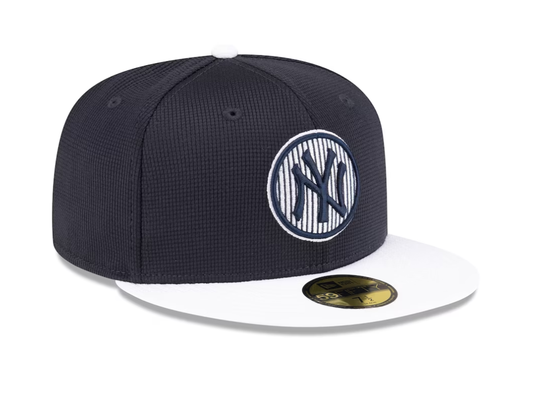 Men's New York Yankees New Era Navy 2024 Batting Practice 59FIFTY Fitted Hat Official Team Hat Sports Fan Cap Official NFL Team Hat Football Fan Cap