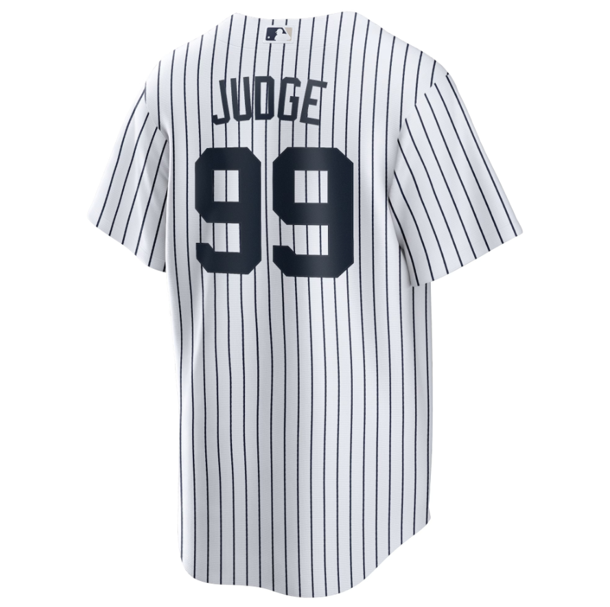 Men's Aaron Judge New York Yankees Nike Home White Replica Jersey With Name Official Team Jersey Sports Fan Apparel Official NFL Team Jersey Football Fan Apparel