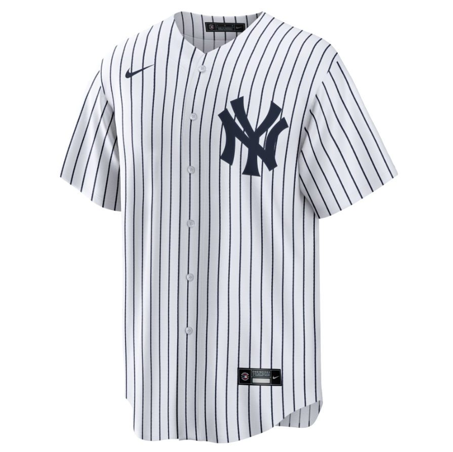 Men's Aaron Judge New York Yankees Nike Home White Replica Jersey With Name Official Team Jersey Sports Fan Apparel Official NFL Team Jersey Football Fan Apparel