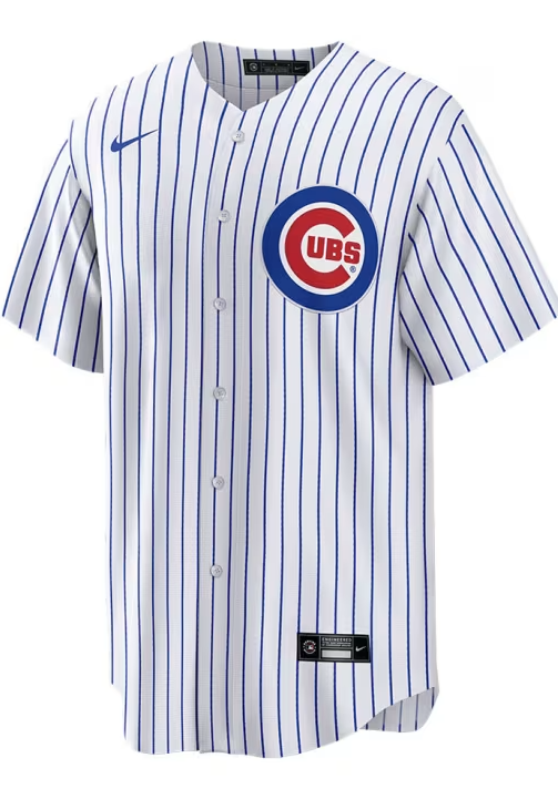 NIKE Men's Chicago Cubs Pete Crow-Armstrong #4 White Home Replica Jersey Official Team Jersey Sports Fan Apparel Official NFL Team Jersey Football Fan Apparel