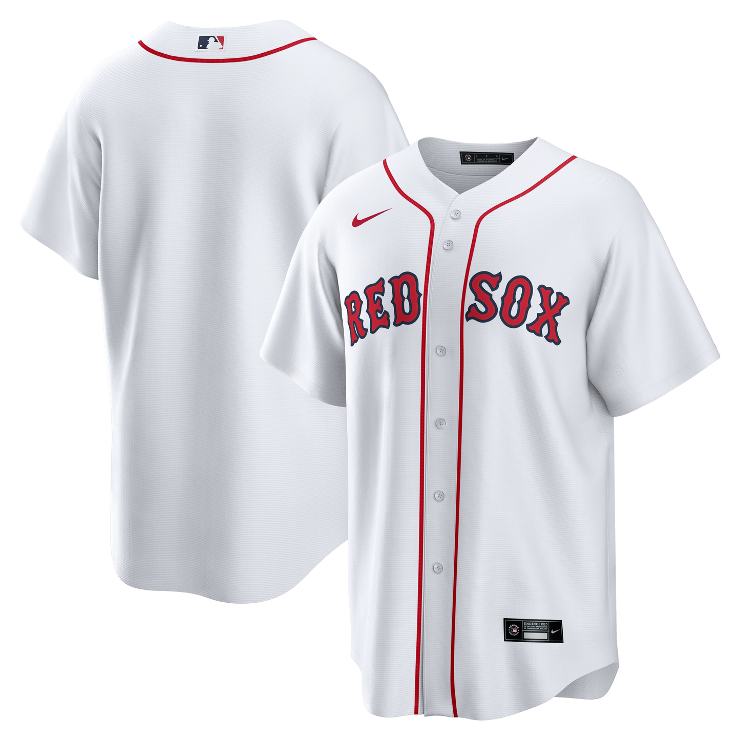 Men's Boston Red Sox Nike White Home Replica Team Jersey Official Team Jersey Sports Fan Apparel Official NFL Team Jersey Football Fan Apparel
