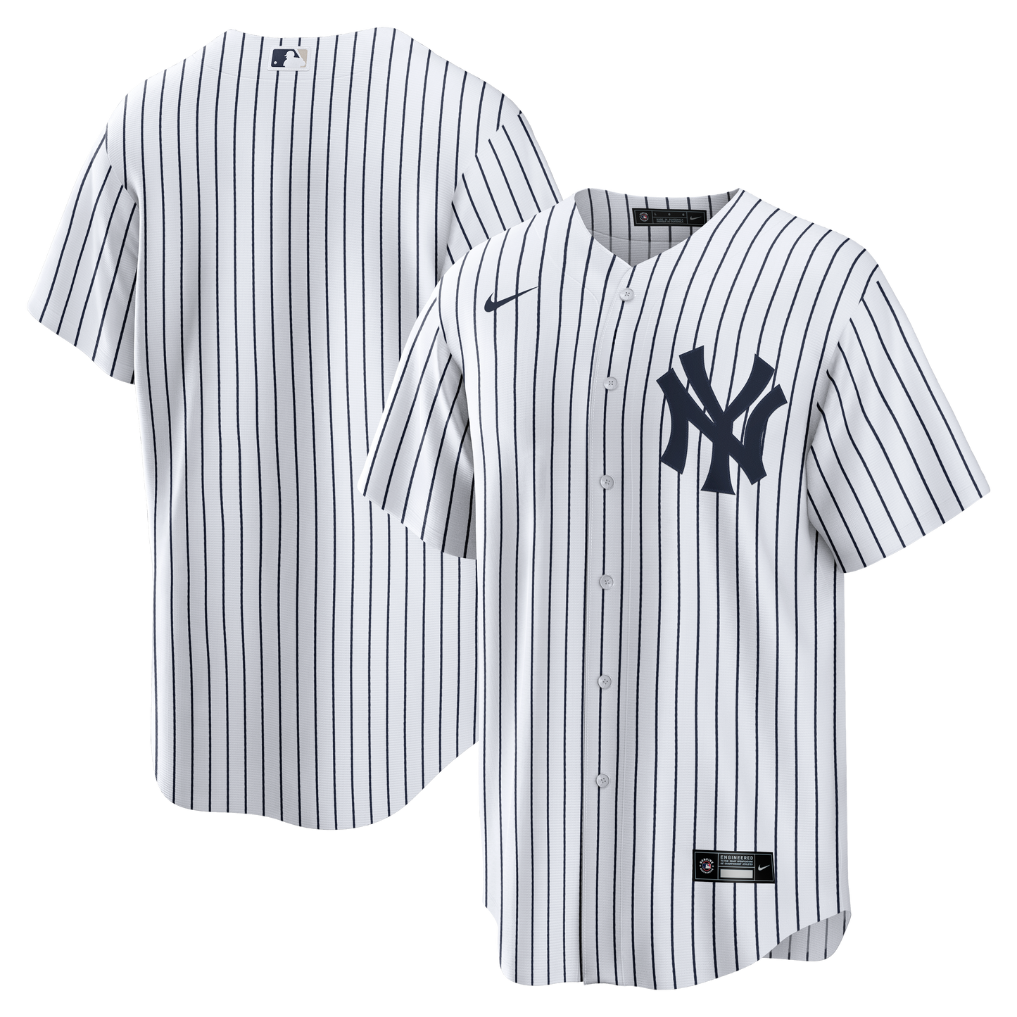 Men's New York Yankees Nike White Home Replica Blank Team Jersey Official Team Jersey Sports Fan Apparel Official NFL Team Jersey Football Fan Apparel