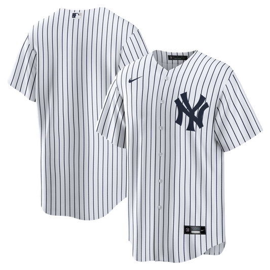 Men's New York Yankees Nike White Home Replica Blank Team Jersey Official Team Jersey Sports Fan Apparel Official NFL Team Jersey Football Fan Apparel