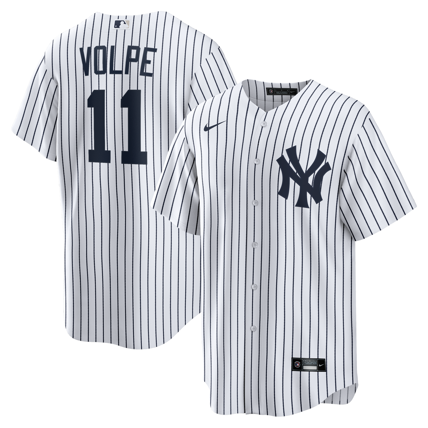 Men's Anthony Volpe New York Yankees Nike Home White Replica Jersey Official Team Jersey Sports Fan Apparel Official NFL Team Jersey Football Fan Apparel