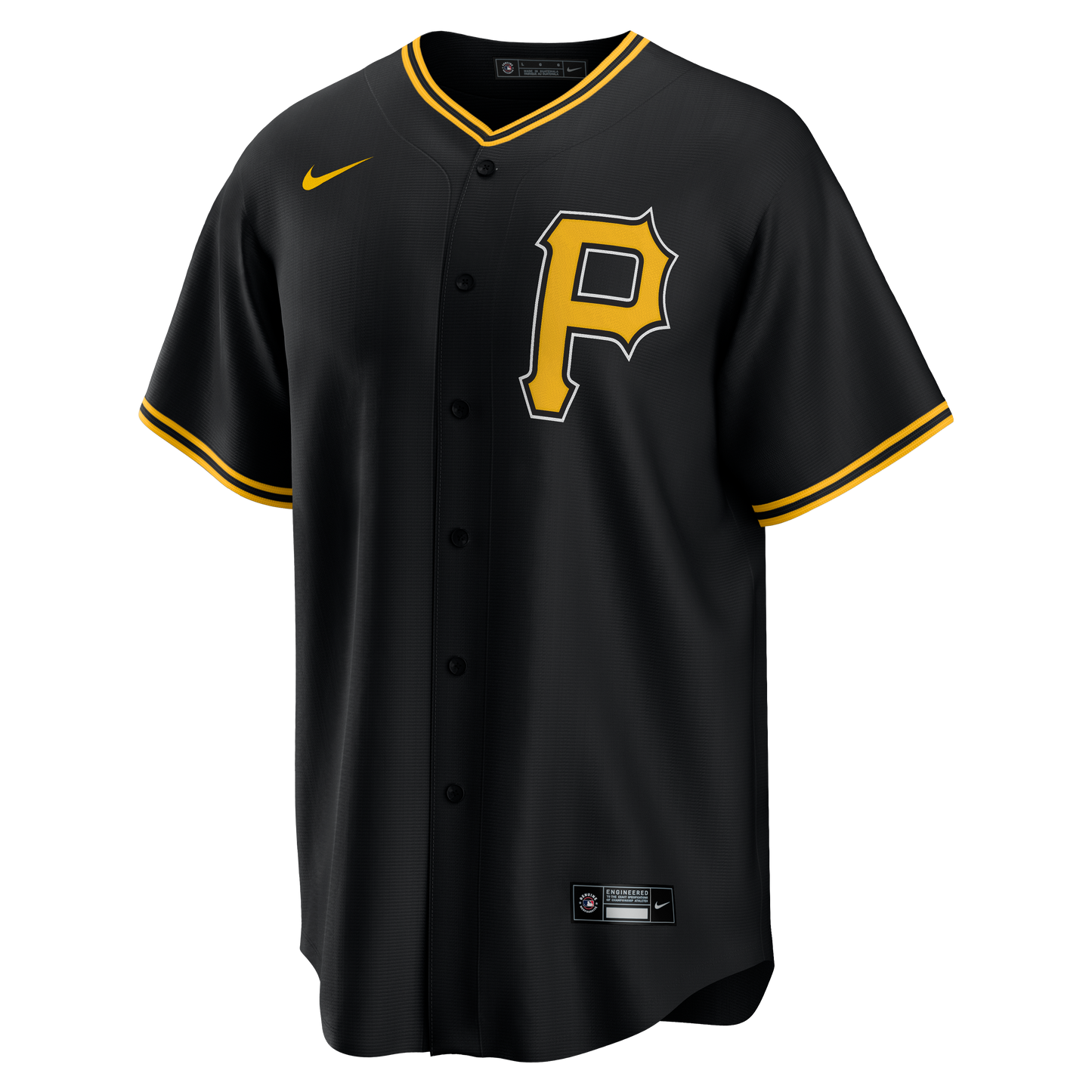 Men's Paul Skenes Pittsburgh Pirates Nike Black Alternate Replica Team Jersey Official Team Jersey Sports Fan Apparel Official NFL Team Jersey Football Fan Apparel