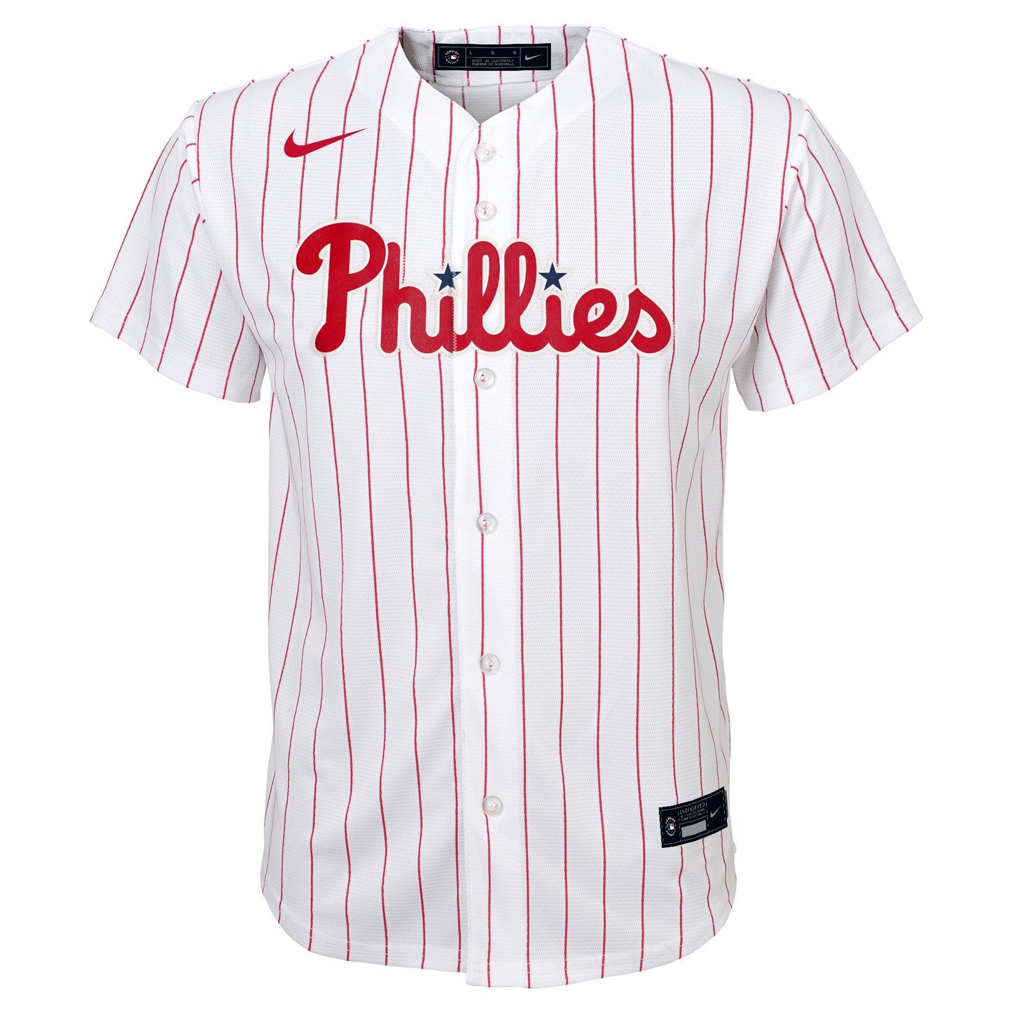 Bryce Harper Philadelphia Phillies Youth NIKE Home Screen Print Replica Jersey Official Team Jersey Sports Fan Apparel Official NFL Team Jersey Football Fan Apparel