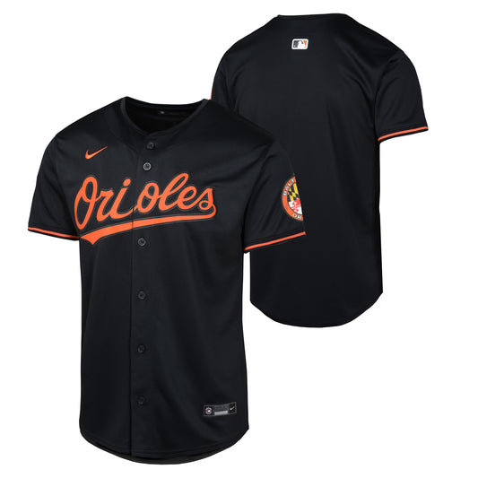 Youth Baltimore Orioles NIKE Black Alternate Limited Blank Replica Jersey Official Team Jersey Sports Fan Apparel Official NFL Team Jersey Football Fan Apparel