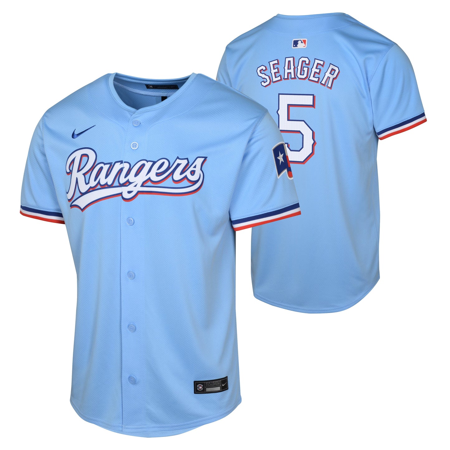 Youth Corey Seager Texas Rangers NIKE Blue Alternate Limited Replica Jersey Official Team Jersey Sports Fan Apparel Official NFL Team Jersey Football Fan Apparel