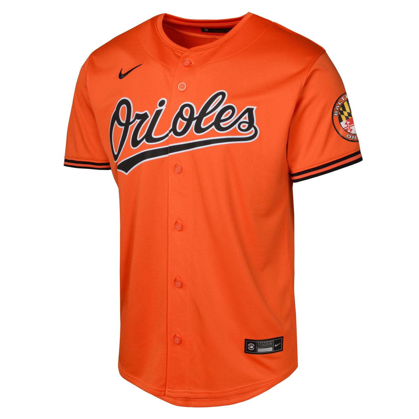 Youth Baltimore Orioles NIKE Orange Alternate Blank Limited Replica Jersey Official Team Jersey Sports Fan Apparel Official NFL Team Jersey Football Fan Apparel
