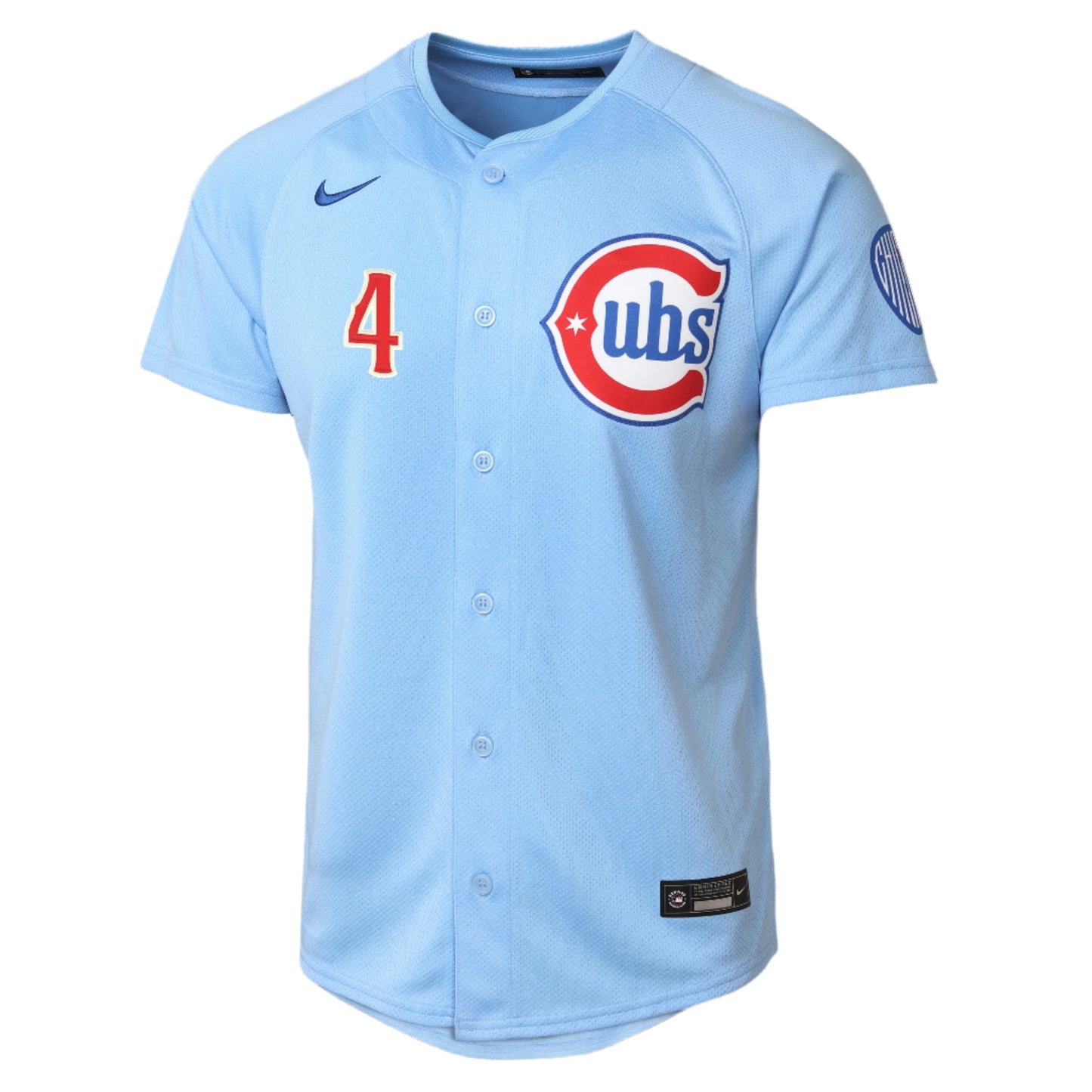 NIKE Youth Chicago Cubs Pete Crow-Armstrong Light Blue 2nd Alternate Limited Replica Jersey Official Team Jersey Sports Fan Apparel Official NFL Team Jersey Football Fan Apparel