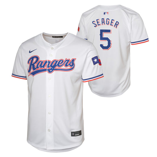 Youth Cory Seager Texas Rangers NIKE White Home Limited Replica Jersey Official Team Jersey Sports Fan Apparel Official NFL Team Jersey Football Fan Apparel