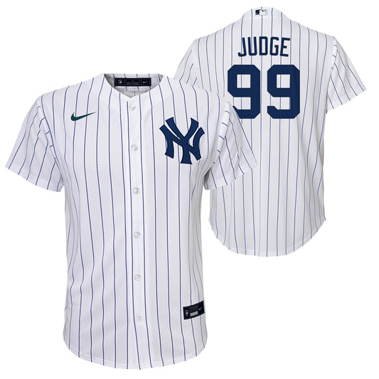 Youth Aaron Judge New York Yankees White Home Replica Player Jersey Official Team Jersey Sports Fan Apparel Official NFL Team Jersey Football Fan Apparel