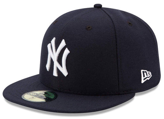 Men's New York Yankees New Era Navy Game Authentic Collection On-Field 59FIFTY Fitted Hat Official Team Hat Sports Fan Cap Official NFL Team Hat Football Fan Cap