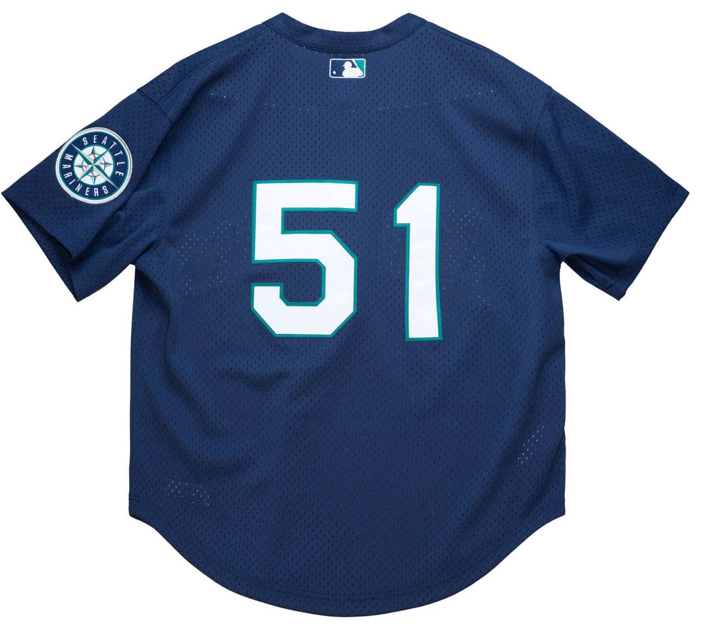 Men's Seattle Mariners Ichiro Suzuki 2002 Mitchell & Ness Navy Cooperstown Collection Mesh Batting Practice Jersey Official Team Jersey Sports Fan Apparel Official NFL Team Jersey Football Fan Apparel