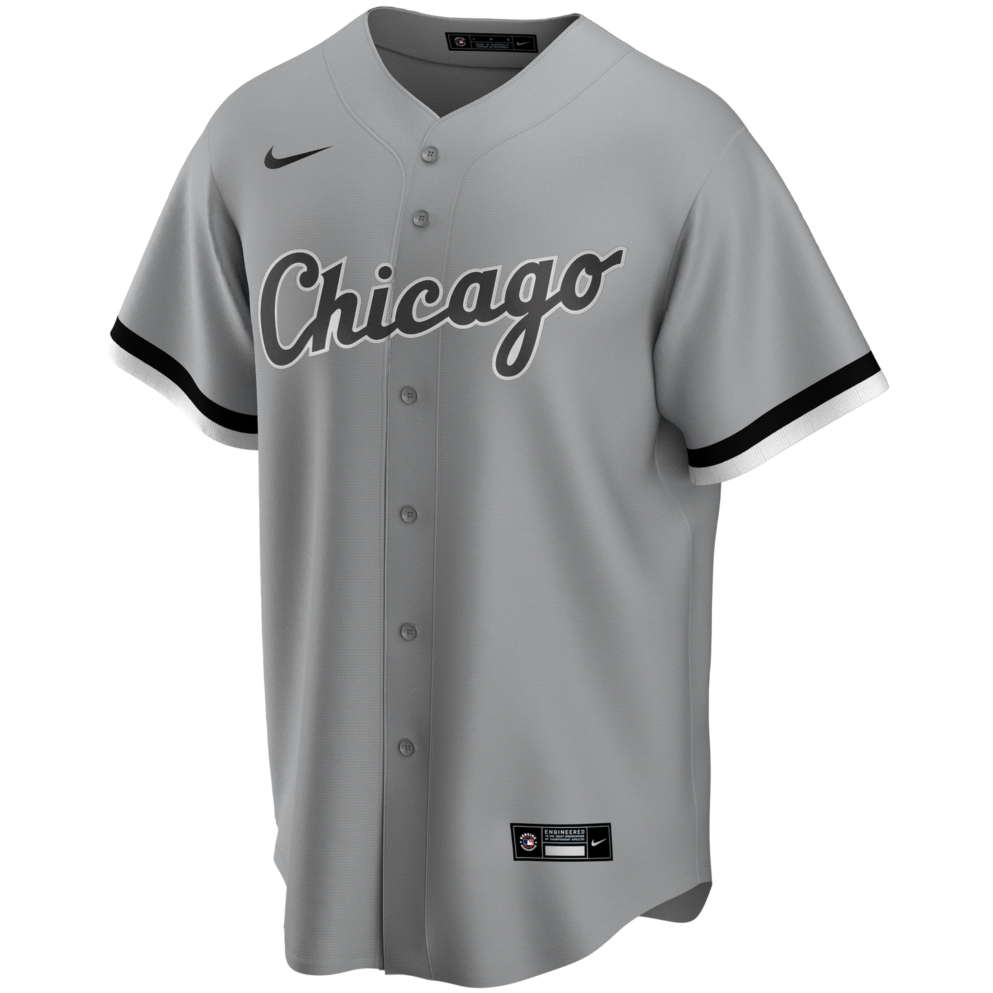Men's Chicago White Sox Nike Gray Road Replica Team Jersey Official Team Jersey Sports Fan Apparel Official NFL Team Jersey Football Fan Apparel