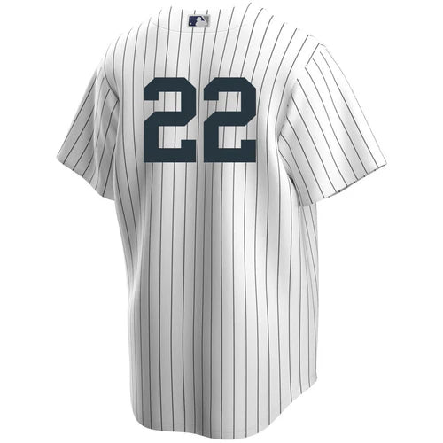 Men's Nike Roger Clemens #22 White New York Yankees Home Official Replica Player Jersey Official Team Jersey Sports Fan Apparel Official NFL Team Jersey Football Fan Apparel