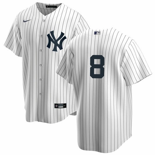 Men's Nike Yogi Berra #8 White New York Yankees Home Official Replica Player Jersey Official Team Jersey Sports Fan Apparel Official NFL Team Jersey Football Fan Apparel