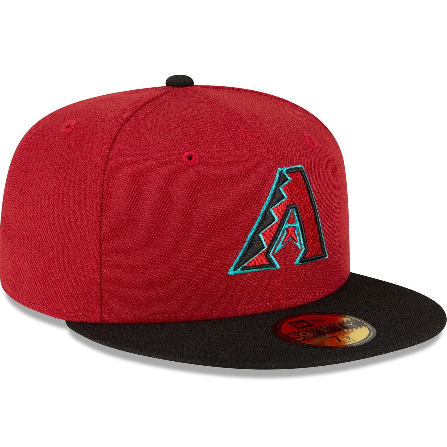 Men's Arizona Diamondbacks New Era Red/Black Home Authentic Collection On-Field 59FIFTY Fitted Hat Official Team Hat Sports Fan Cap Official NFL Team Hat Football Fan Cap