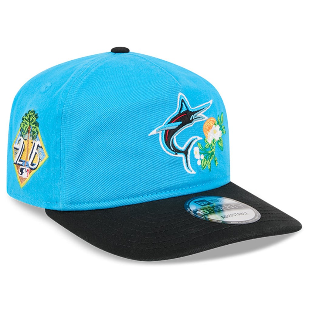 Miami Marlins MLB 19Twenty Spring Training New Era Blue/Black Official Team Hat Sports Fan Cap Official NFL Team Hat Football Fan Cap