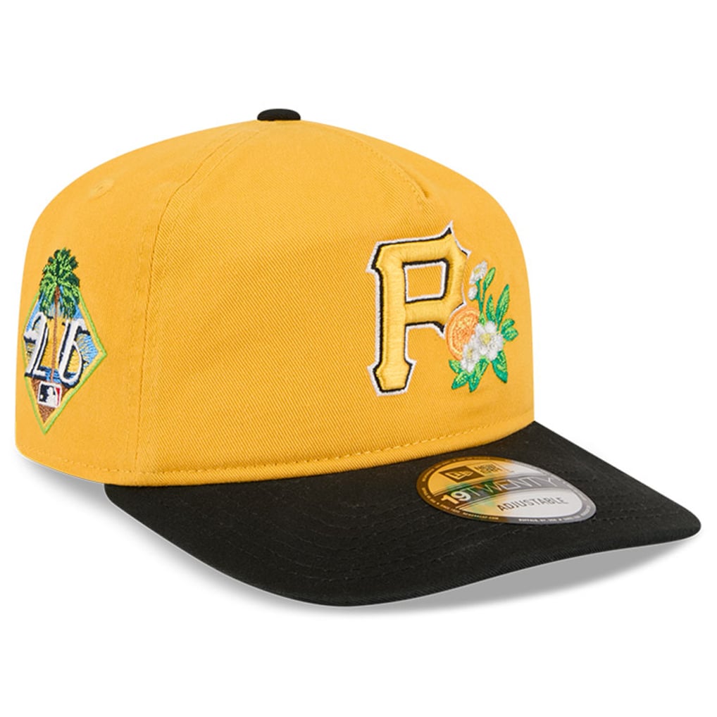 Pittsburgh Pirates MLB 19Twenty Spring Training New Era Yellow/Black Official Team Hat Sports Fan Cap Official NFL Team Hat Football Fan Cap