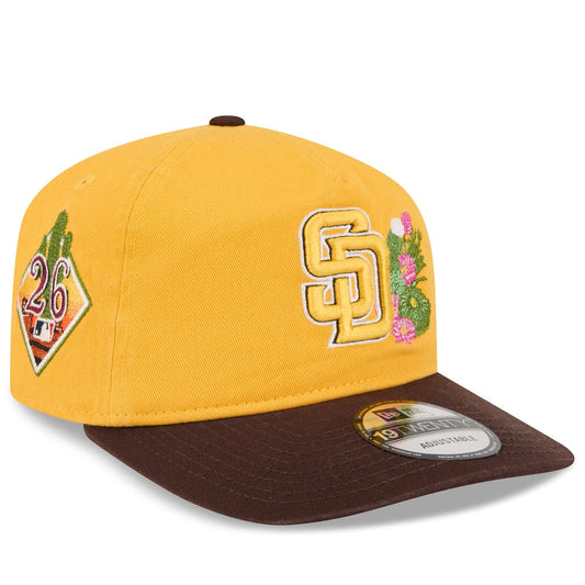San Diego Padres MLB 19Twenty Spring Training New Era Yellow/Brown Official Team Hat Sports Fan Cap Official NFL Team Hat Football Fan Cap
