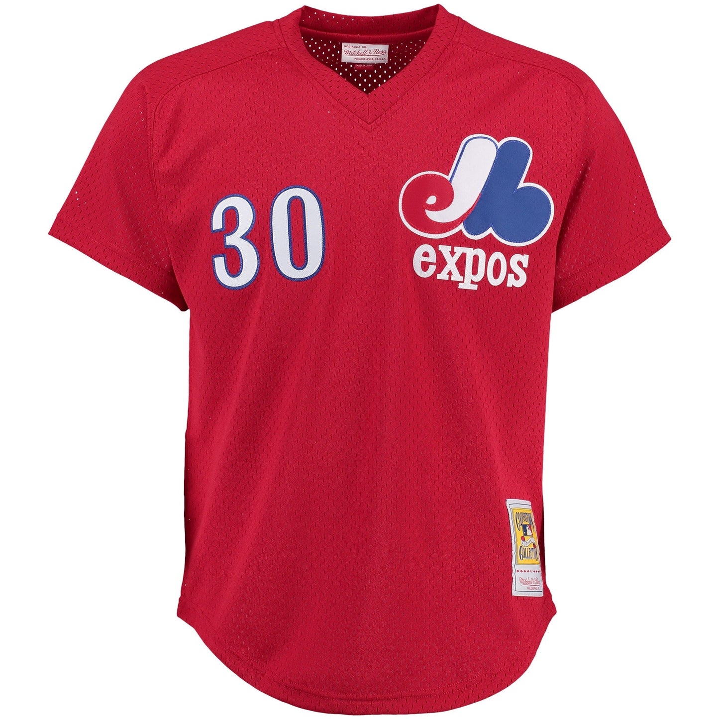Tim Raines Montreal Expos Mitchell & Ness Batting Practice Jersey - Red Official Team Jersey Sports Fan Apparel Official NFL Team Jersey Football Fan Apparel