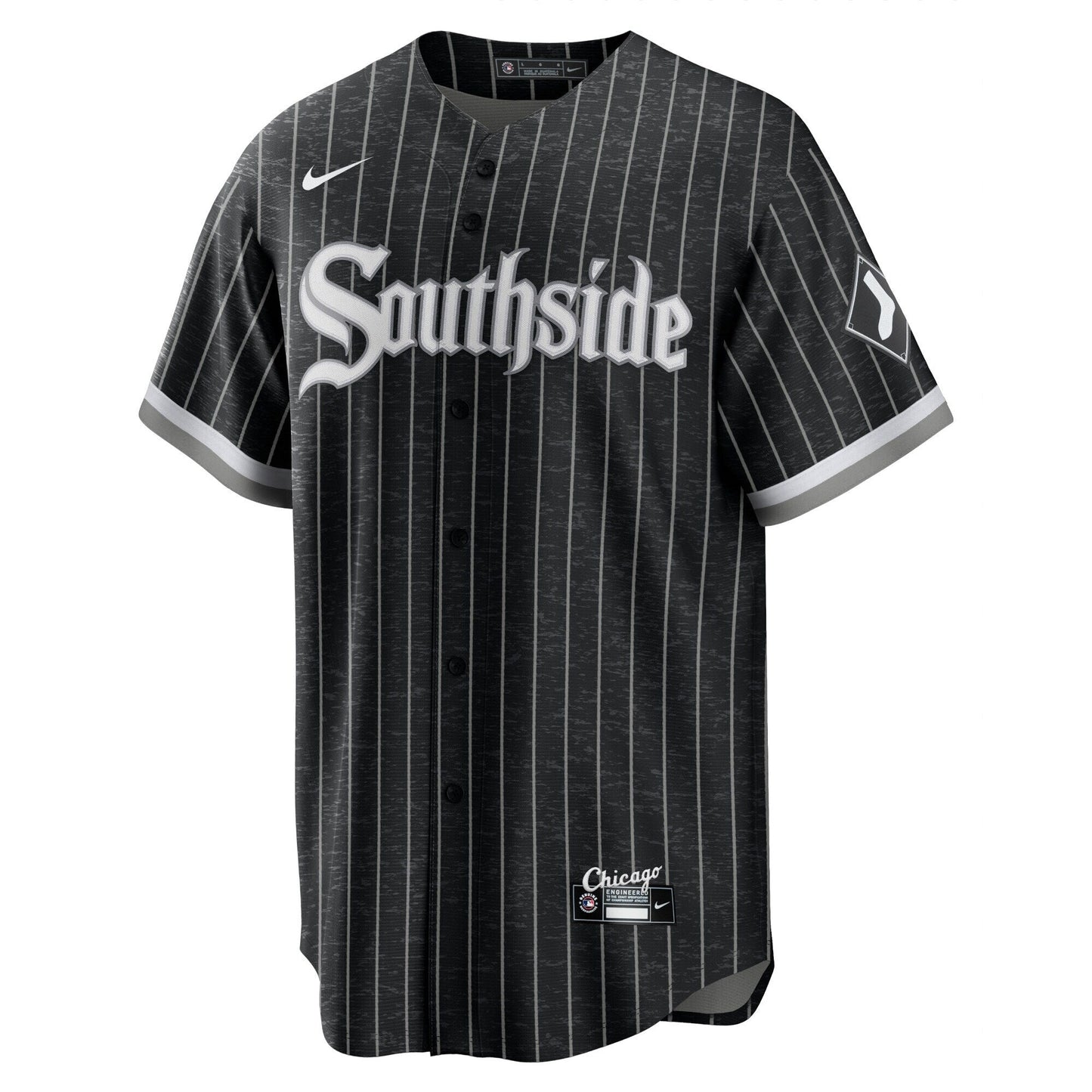 Men's Chicago White Sox Nike Black Southside City Connect Replica Jersey Official Team Jersey Sports Fan Apparel Official NFL Team Jersey Football Fan Apparel