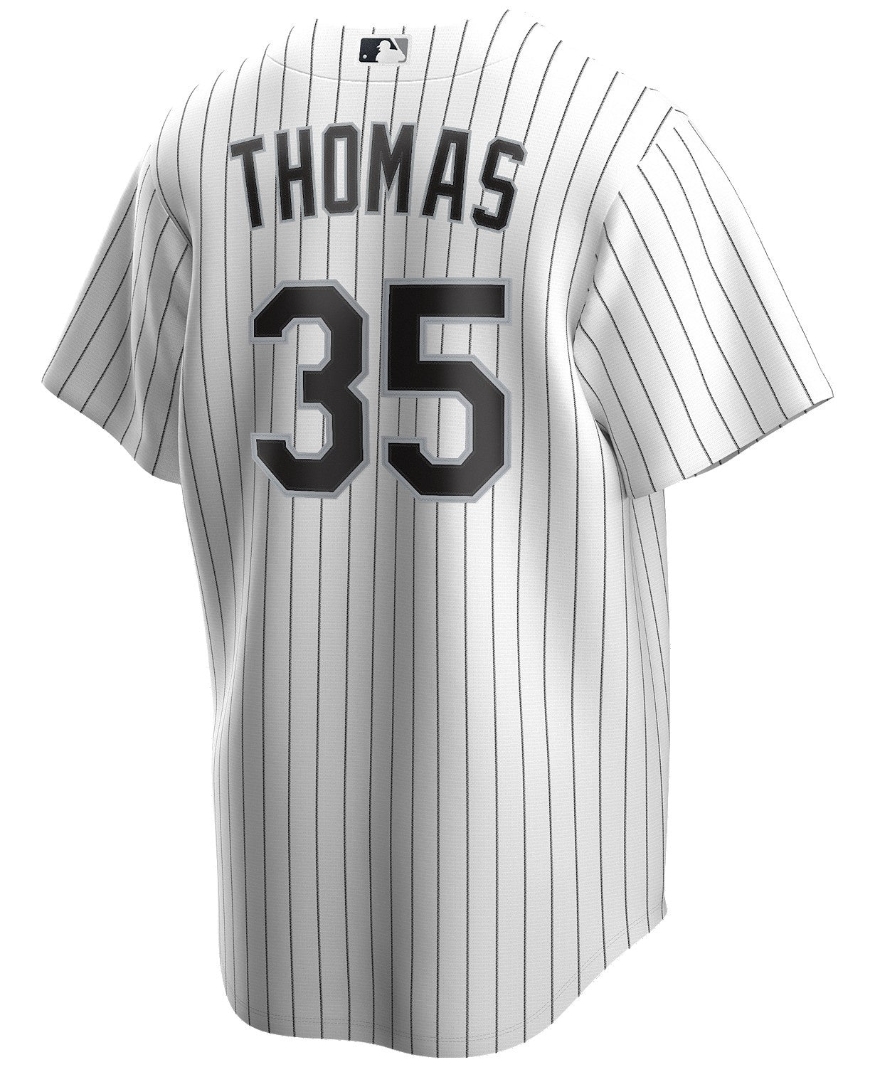 NIKE Men's Frank Thomas Chicago White Sox White Home Premium Twill Replica Jersey Official Team Jersey Sports Fan Apparel Official NFL Team Jersey Football Fan Apparel