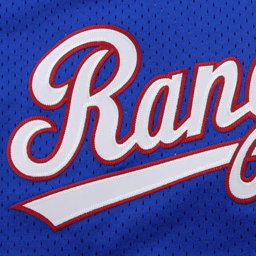Men's Mitchell & Ness Nolan Ryan Royal Texas Rangers 1989 Authentic Cooperstown Collection Mesh Batting Practice Jersey Official Team Jersey Sports Fan Apparel Official NFL Team Jersey Football Fan Apparel