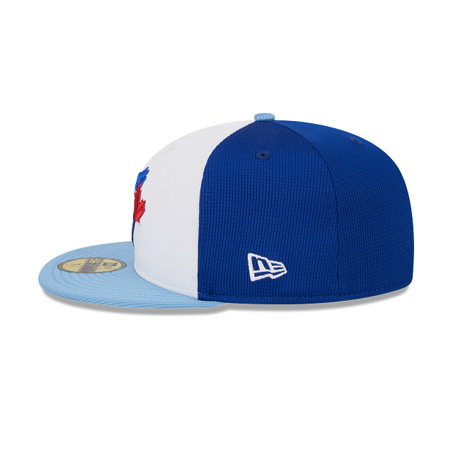 Toronto Blue Jays New Era White/Blue 2024 Spring Training 59FIFTY Fitted Hat Official Team Hat Sports Fan Cap Official NFL Team Hat Football Fan Cap