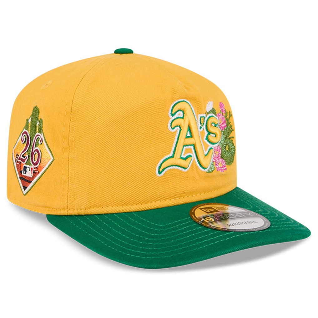 Oakland Athletics MLB 19Twenty Spring Training New Era Yellow/Green Official Team Hat Sports Fan Cap Official NFL Team Hat Football Fan Cap
