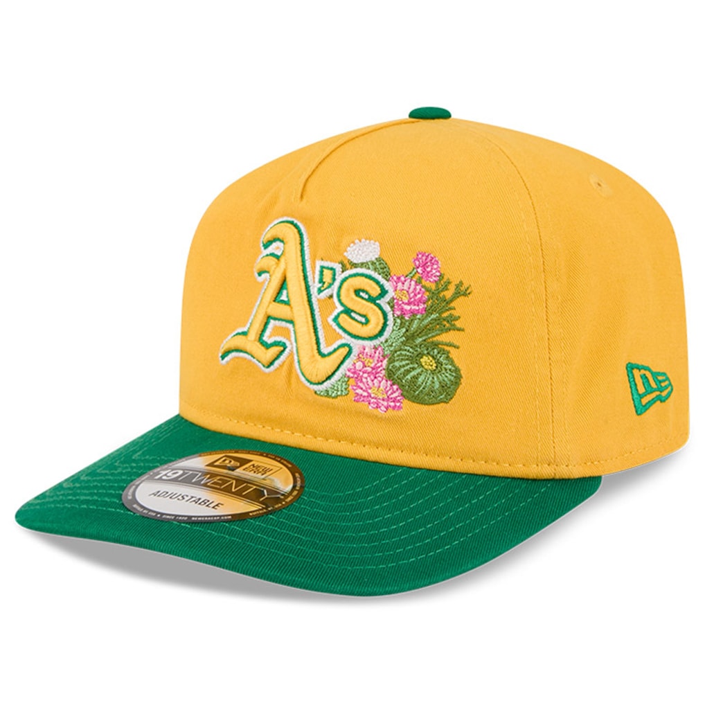 Oakland Athletics MLB 19Twenty Spring Training New Era Yellow/Green Official Team Hat Sports Fan Cap Official NFL Team Hat Football Fan Cap