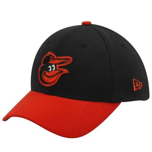 New Era Baltimore Orioles Black/Orange Team Classic Road 39THIRTY Flex Cap Official Team Hat Sports Fan Cap Official NFL Team Hat Football Fan Cap