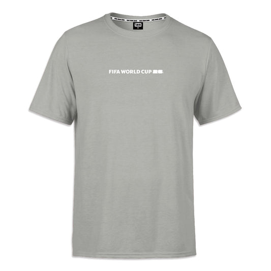 FIFA World Cup 2026 Vertical Abstract Grey T-Shirt - Unisex Casual Graphic T Shirt