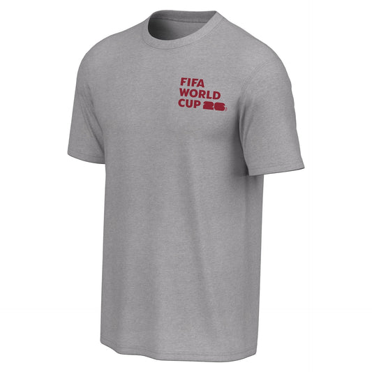 FIFA World Cup 2026 We Are 26 Bold Grey T-Shirt - Unisex Casual Graphic T Shirt
