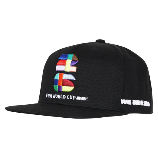 FIFA World Cup 2026 Emblem Flatbrim Hat Official Team Hat Sports Fan Cap