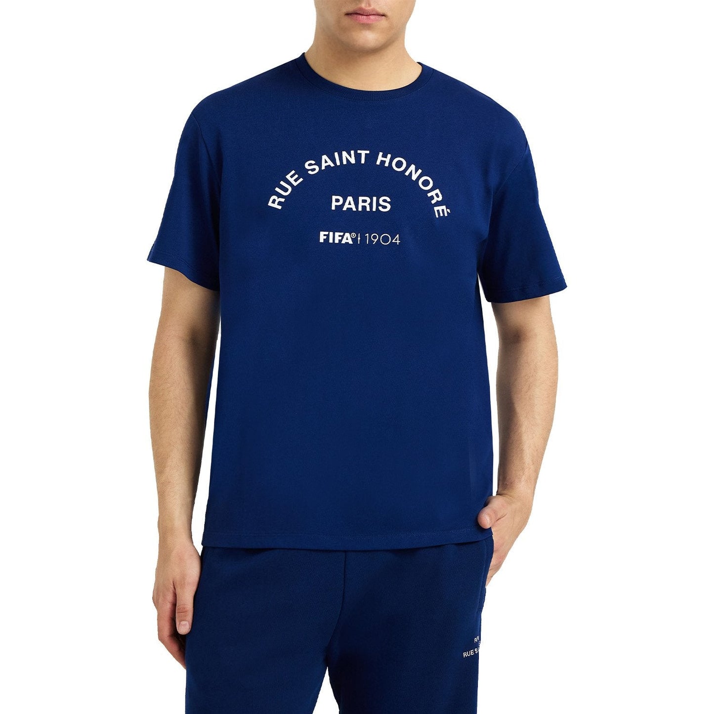 FIFA 1904 Arch Graphic Blue T-Shirt - Unisex Casual Graphic T Shirt