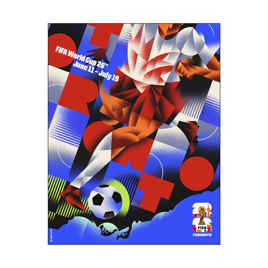 FIFA World Cup 2026 Toronto Host City Poster Popular Style Comfort Casual