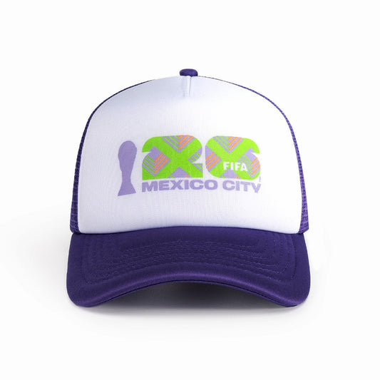FIFA World Cup 2026 Mexico City Trucker Hat Official Team Hat Sports Fan Cap