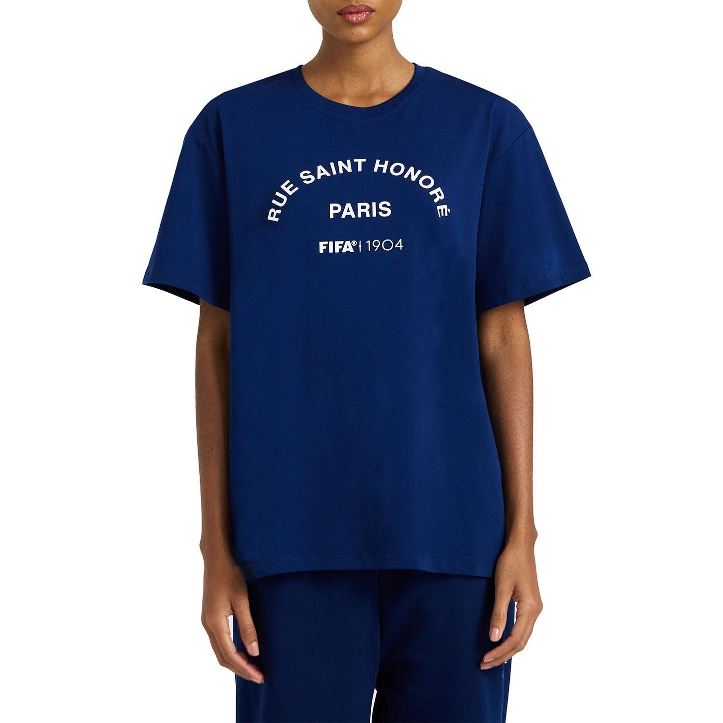 FIFA 1904 Arch Graphic Blue T-Shirt - Unisex Casual Graphic T Shirt