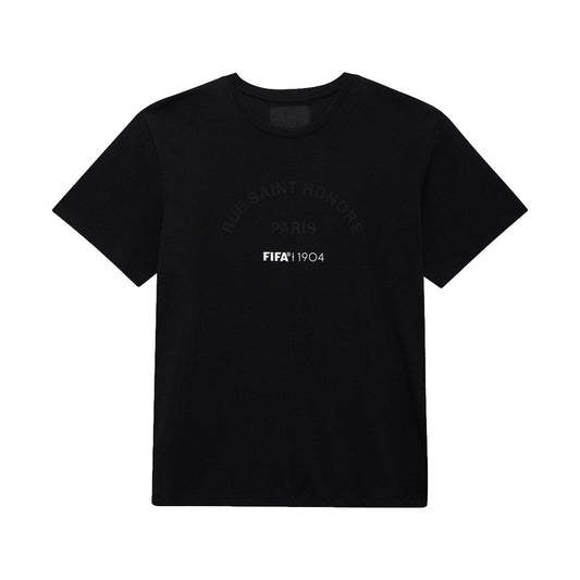 FIFA 1904 Arch Graphic Black T-Shirt - Unisex Casual Graphic T Shirt