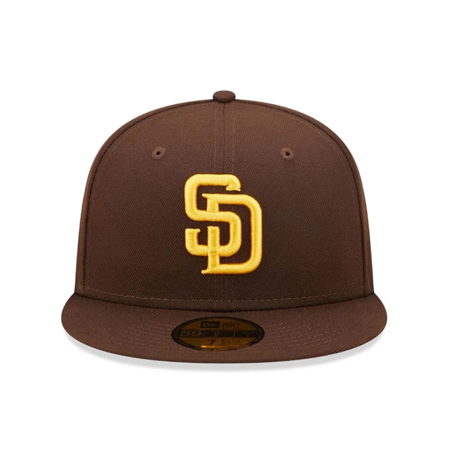 San Diego Padres MLB AC Perf 59FIFTY Fitted New Era Brown/Gold Official Team Hat Sports Fan Cap Official NFL Team Hat Football Fan Cap